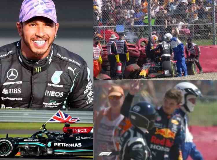 VIDEO - Silverstone 2021: Max Verstappen a fost transportat la spital, după accidentul cu Lewis Hamilton