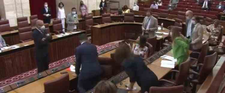 VIDEO: Ședință în Parlamentul din Andalusia, întreruptă de un șobolan