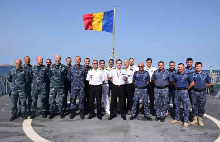 MApN: Forțele Navale Române au preluat comanda NATO a Operației Sea Guardian