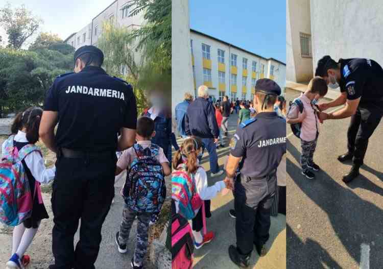 Doi copii aflaţi în grija Protecţiei Copilului, au fost însoţiţi de jandarmi în prima zi de şcoală, la Tulcea