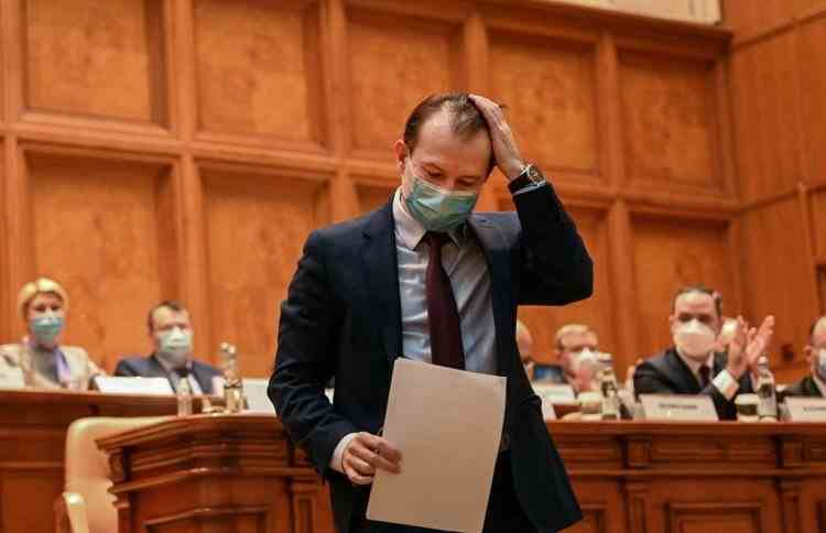 Moțiunea de cenzură împotriva Guvernului condus de Florin Cîțu a fost adoptată în Parlament - Guvernul Cîțu a fost demis