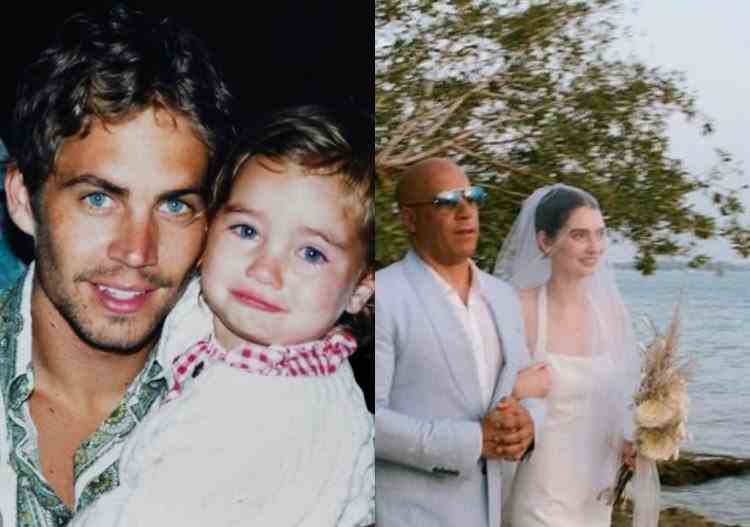 VIDEO: La 8 ani de la moartea tatălui ei, fiica actorului Paul Walker s-a căsătorit - A fost condusă la altar de Vin Diesel