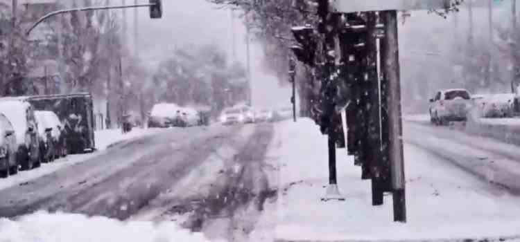 VIDEO: Furtună de zăpadă în Spania - Mai multe șosele au fost blocate din cauza ninsorilor