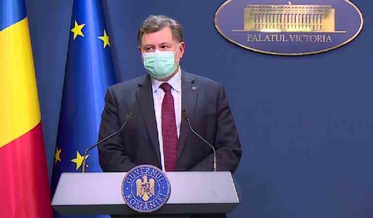 VIDEO: Ministrul Sănătății a prezentat noile măsuri de combatere a pandemiei - Purtarea măștii de protecție redevine obligatorie în toate spațiile