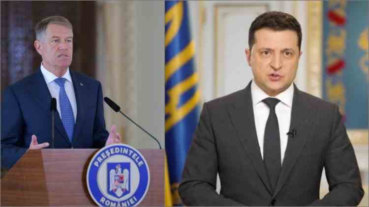 Klaus Iohannis, convorbire telefonică cu Volodimir Zelenski: România va oferi Ucrainei asistență umanitară