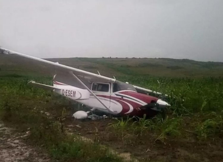 Un avion de mici dimensiuni s-a prăbușit în Bacău