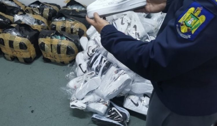 Polițiștii de frontieră din Giurgiu au confiscat bunuri contrafăcute în valoare de peste 145000 de lei