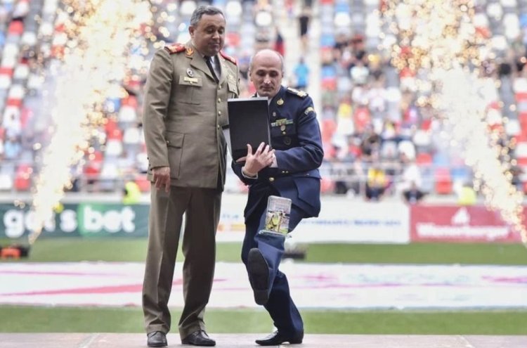 VIDEO: Colonelul Florin Talpan, moment penibil la aniversarea de 75 de ani a clubului Steaua