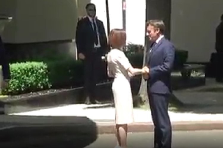 VIDEO: Emmanuel Macron, întâlnire cu Maia Sandu, la Reședința de Stat
