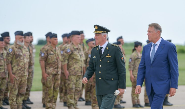 Regele Philippe al Belgiei, întâlnire cu președintele Klaus Iohannis, la Baza Militară de la Mihail Kogălniceanu