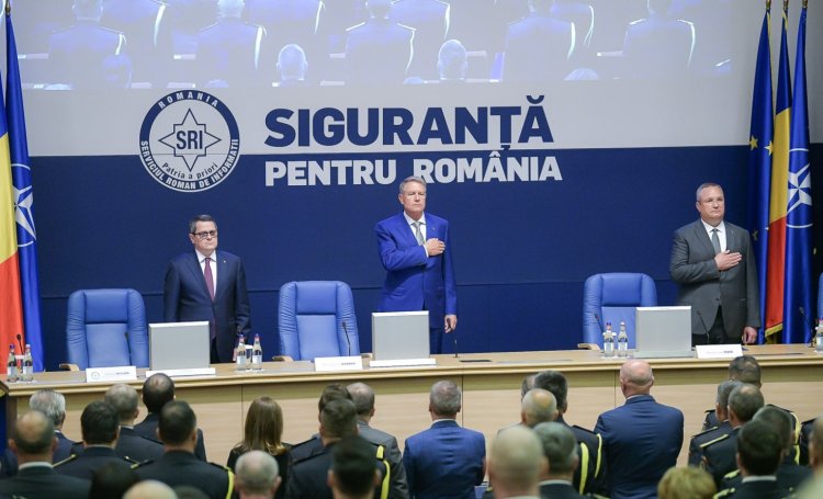 UPDATE: Președintele Klaus Iohannis și premierul Nicolae Ciucă au participat la bilanțul SRI pentru anul 2021