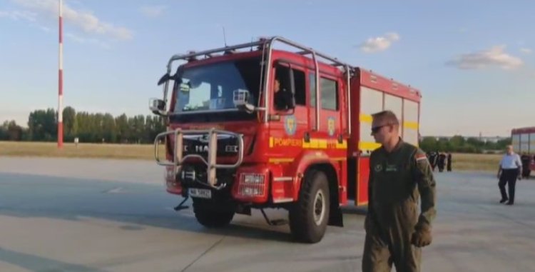 VIDEO: Guvernul României acordă ajutor umanitar de urgență Franței, pentru limitarea extinderii incendiilor de pădure