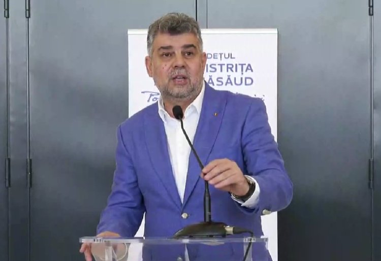 VIDEO - Marcel Ciolacu, la recepția sălii polivalente din Bistrița: Am venit la inaugurarea unei case mortuare de care vom beneficia cu toții