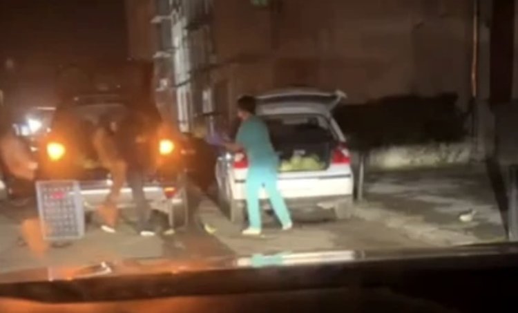 Infirmieră din Gorj, amendată cu 2.000 de lei, după ce a fost filmată încărcând varză în mașină, în timpul programului