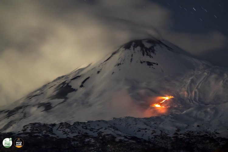 Fenomen extrem de rar! Vulcanul Etna a erupt în plină iarnă