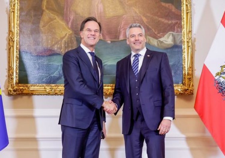 Declarația cancelarului Nehammer, după întâlnirea cu premierul olandez Rutte: „Suntem uniţi în obiecţia noastră faţă de extinderea Schengen”