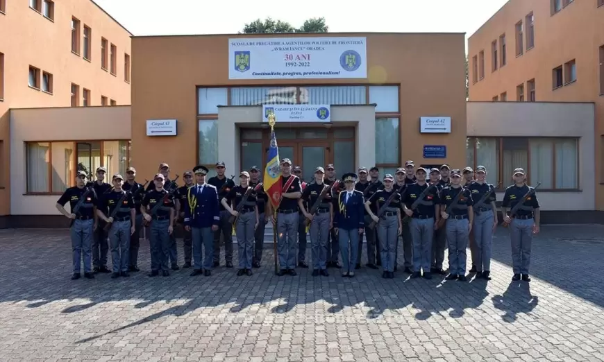O nouă serie de elevi a depus jurământul militar la Şcoala „Avram Iancu” Oradea
